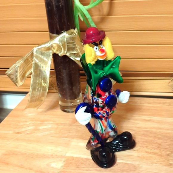 Rare HTF Vintage 💎 Murano, Italy 🤡 hand-blown VENETIAN GLASS CLOWN 🤡 pristine - Picture 7 of 8